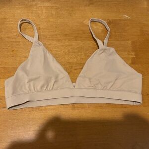 Skims Fits Everybody Triangle Bralette in clay
